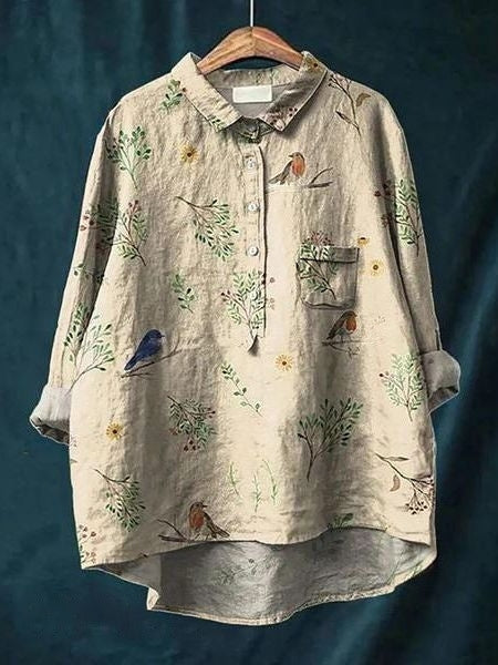 Paulette | Feminine Floral romantic Finish Blouse