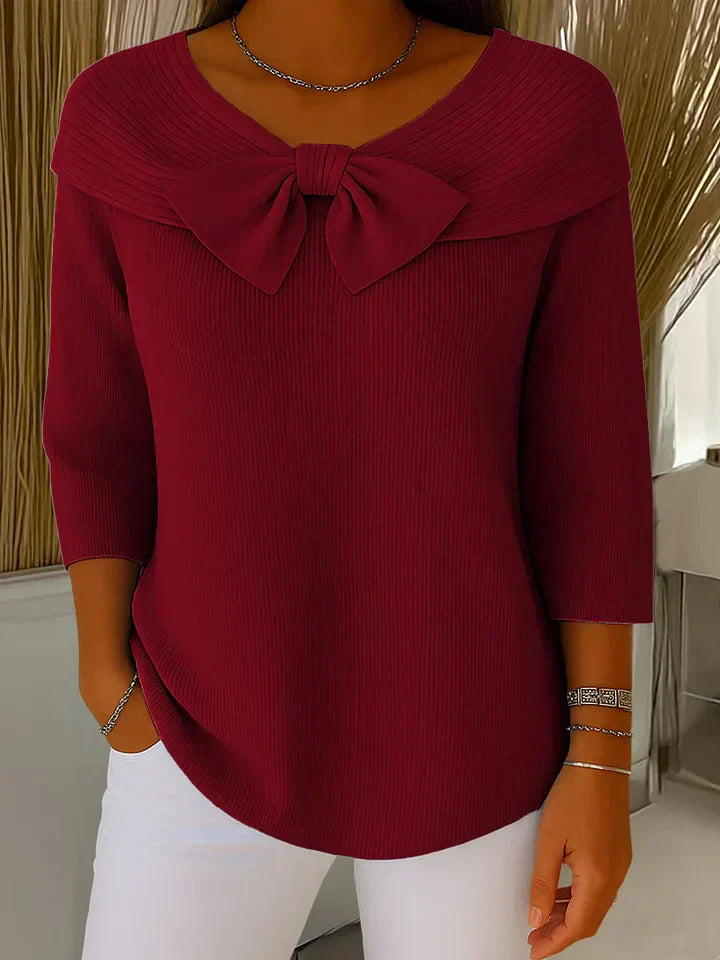 Asira | Cosy-Season Breathable Knit Texture Sweater