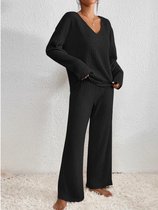 Nikolina | Weekend Knit V-Neck Comfort Set