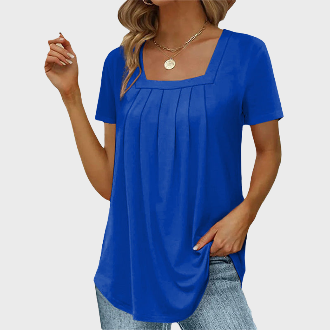 Marguerite | Desk-to-Dinner summer square Finish Blouse
