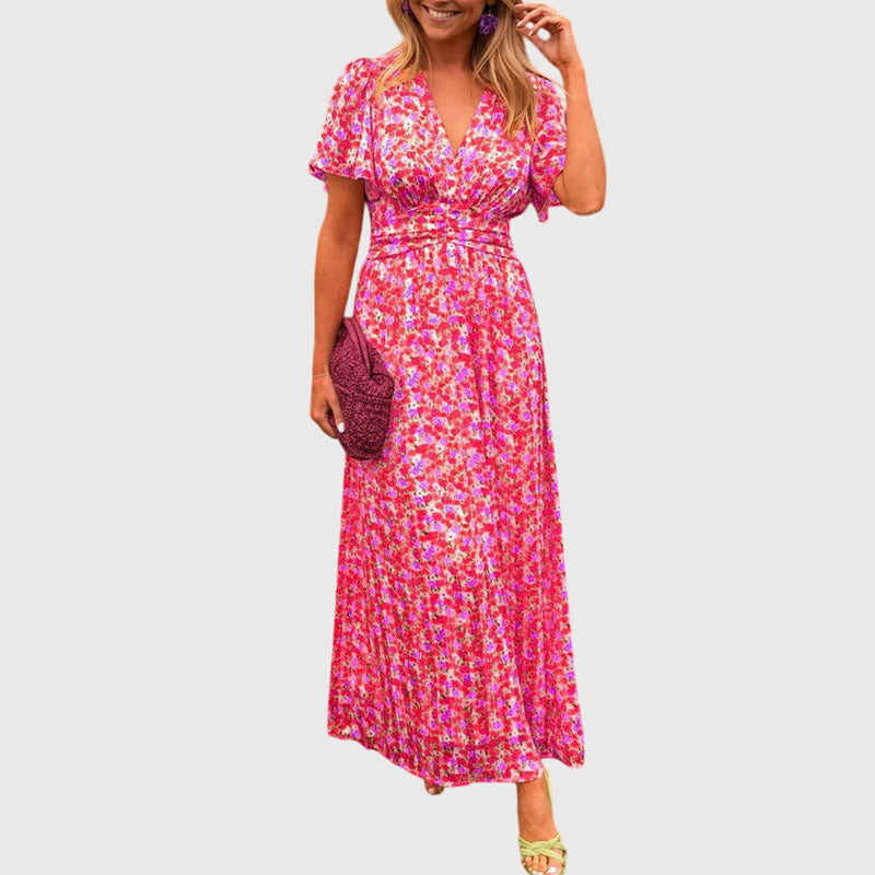 Ochwia | Brunch Breathable Maxi Drape Dress