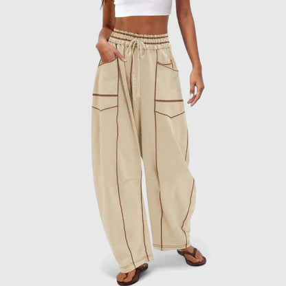 Odila | Travel-Ready Baggy-Leg Silhouette Pants