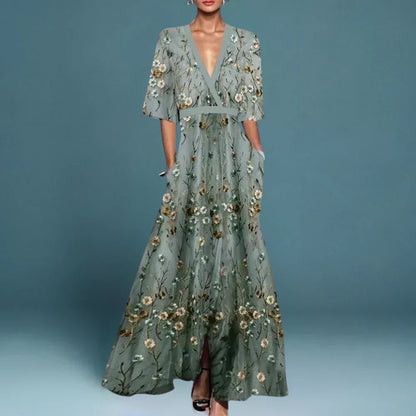 Iolanthe | Brunch Floral Summer Detailing Dress