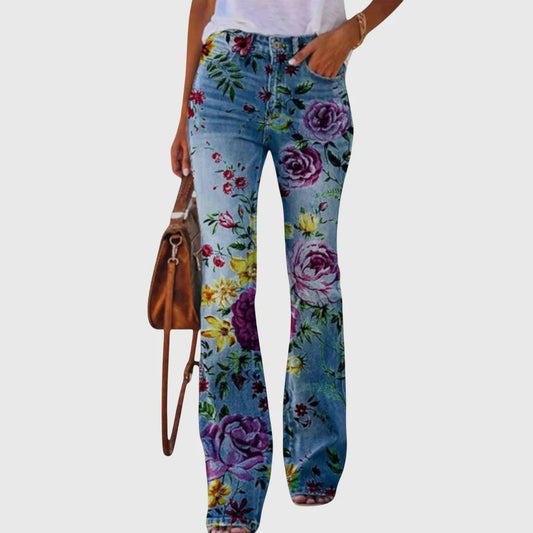Melisande | All-Day Floral Skinny Fit Jeans