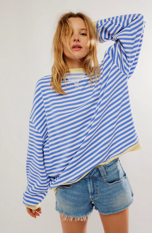 Felicetta | City Striped Crew Warmth Sweater