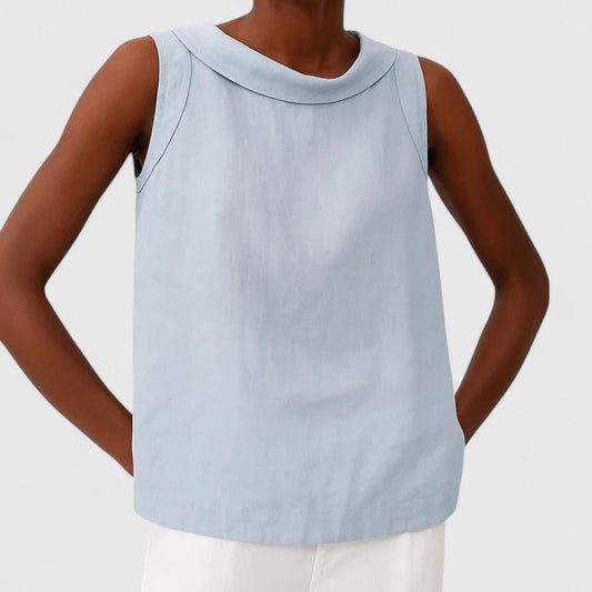 Alesia | Everyday Lightweight Sleeveless Silhouette Top