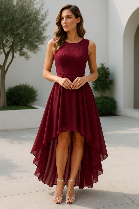 Llian | Brunch Wedding High-Low Look Dress