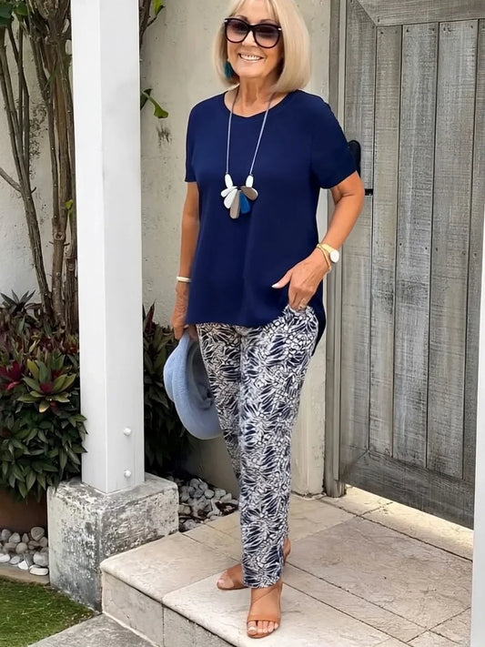 Vittoria | Matching Breathable Wide-Leg Comfort Set