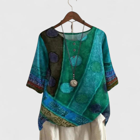 Alessa | Weekend Oversized Boho Silhouette Top