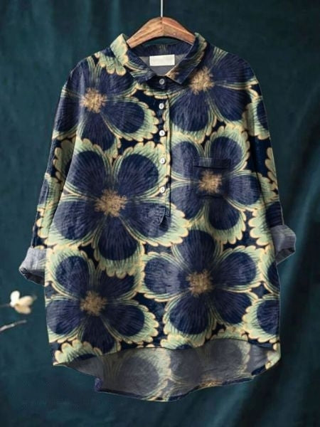 Paulette | Feminine Floral romantic Finish Blouse