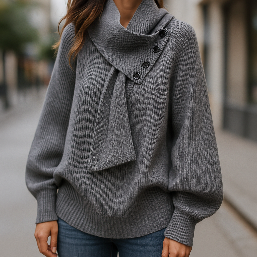 Aspia | Winter-Ready Wrap Coziness Sweater
