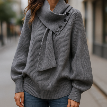 Aspia | Winter-Ready Wrap Coziness Sweater