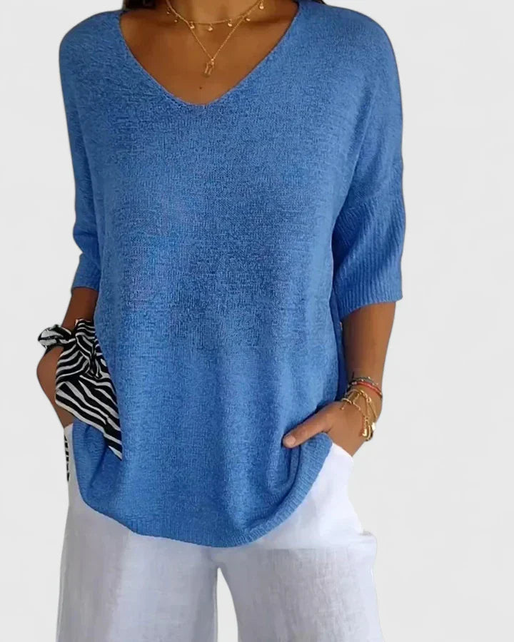Angioletta | Wardrobe-Staple Breathable Lightweight Style Top