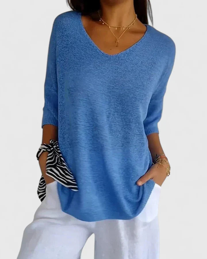 Angioletta | Wardrobe-Staple Breathable Lightweight Style Top