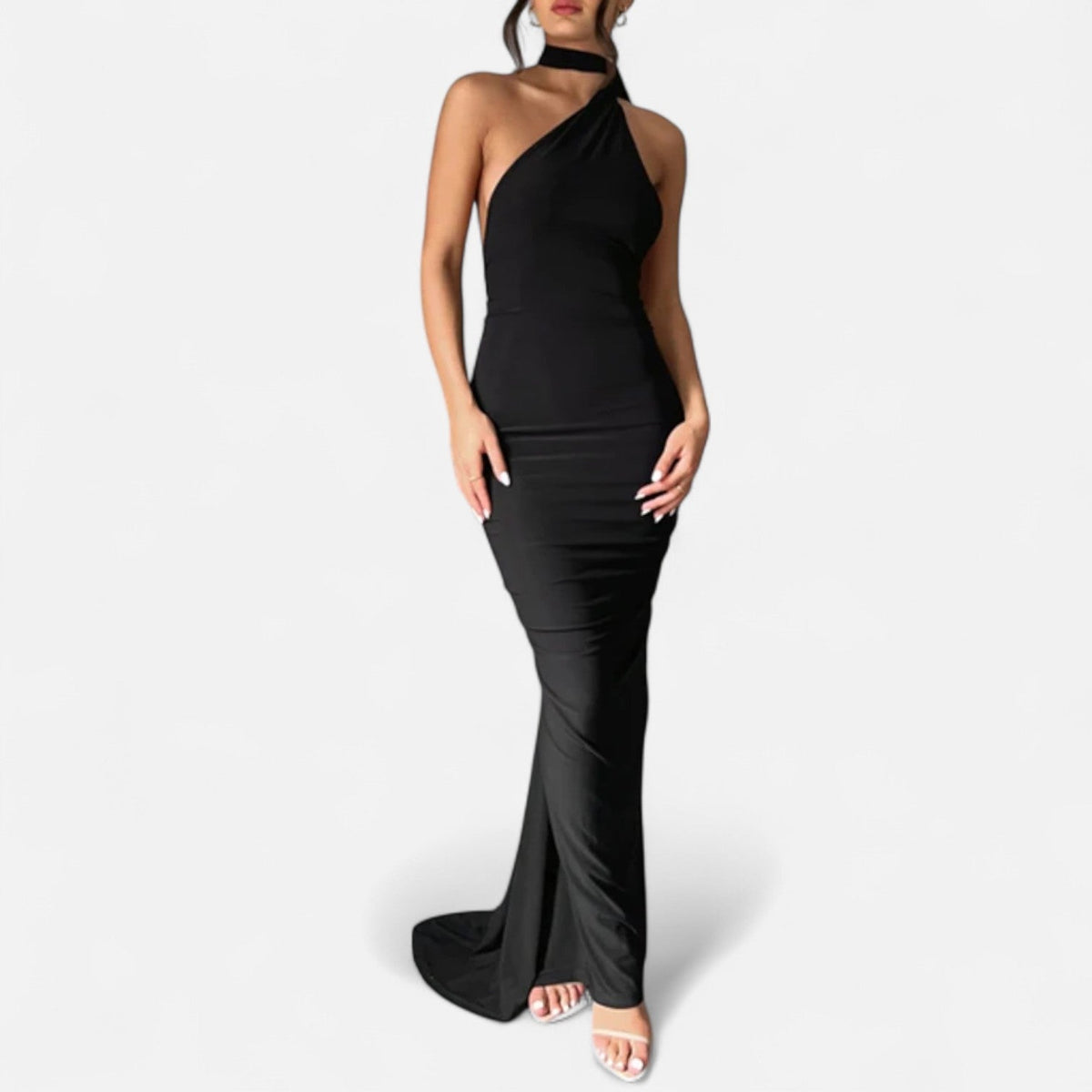 Immacolina | Occasion-Ready Maxi One-Shoulder Shape Dress