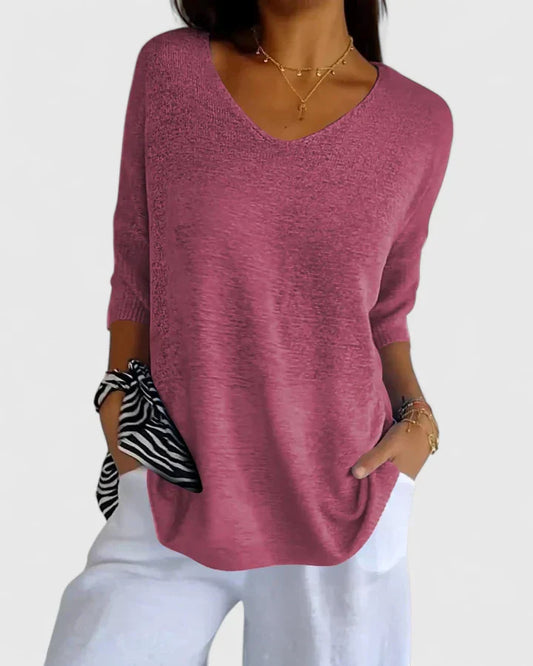 Angioletta | Wardrobe-Staple Breathable Lightweight Style Top