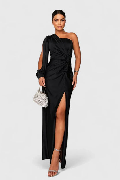 Honora | Weekend One-Shoulder Evening Look Dress