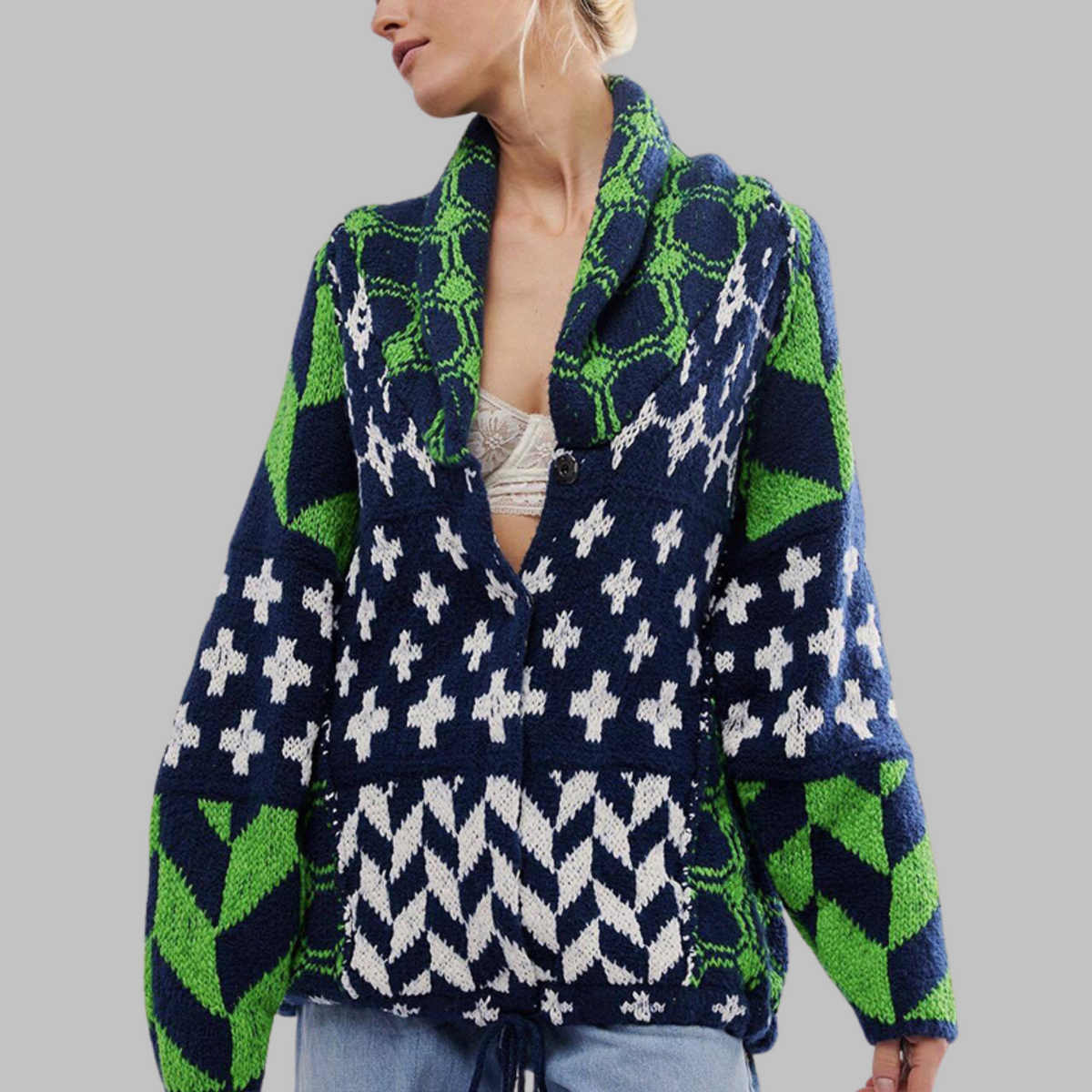 Etta | City Oversized Button-Down Softness Cardigan
