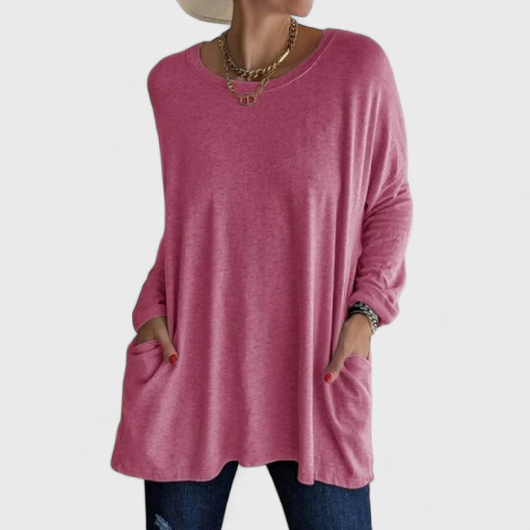 Angeletta | Layering Lightweight Long-Sleeve Style Top