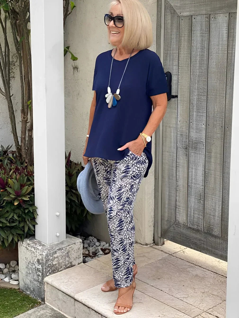 Vittoria | Matching Breathable Wide-Leg Comfort Set