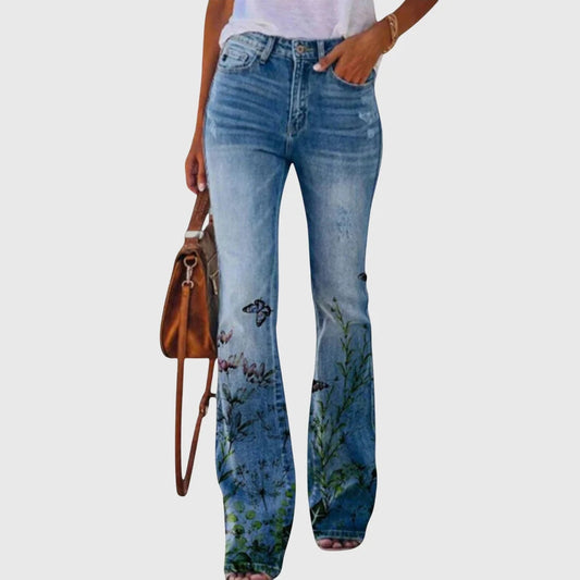 Melisande | All-Day Floral Skinny Fit Jeans