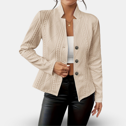 Chloe | Transitional Lightweight Buttoned Fit Jacket