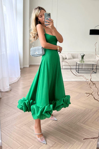 Fioralisa | Weekend Ruffled Hem Piece Dress