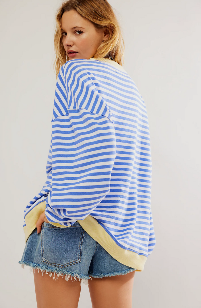 Felicetta | City Striped Crew Warmth Sweater