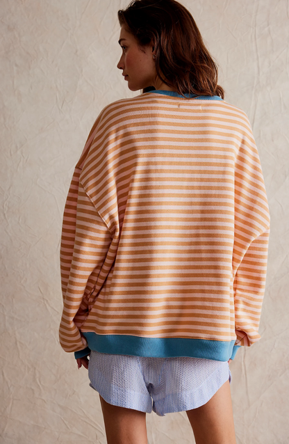 Felicetta | City Striped Crew Warmth Sweater