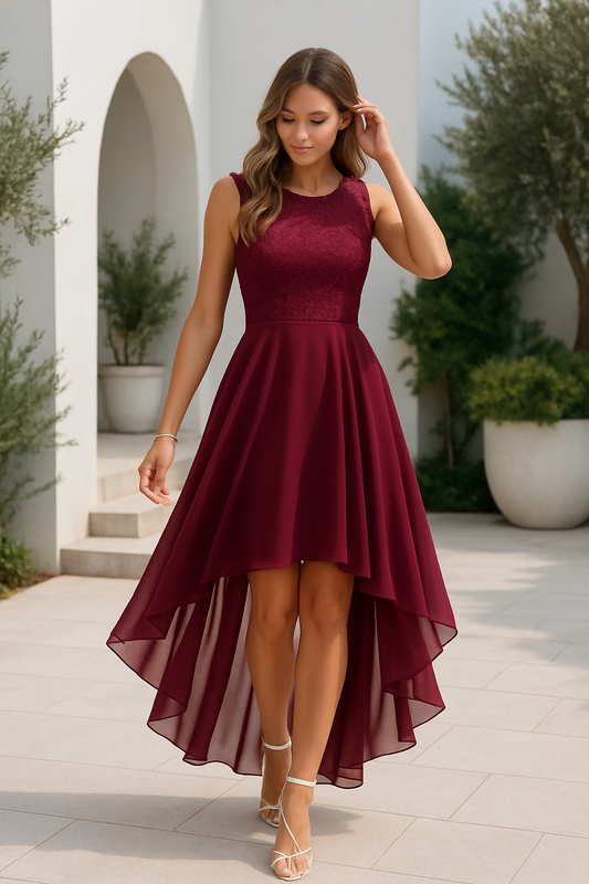Llian | Brunch Wedding High-Low Look Dress