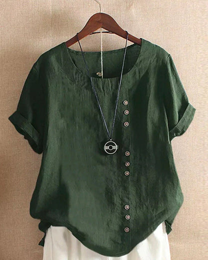Angiolina | Layering Summer Button Design Blouse