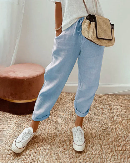 LUCY | Airy Breathable Linen Comfort Pants