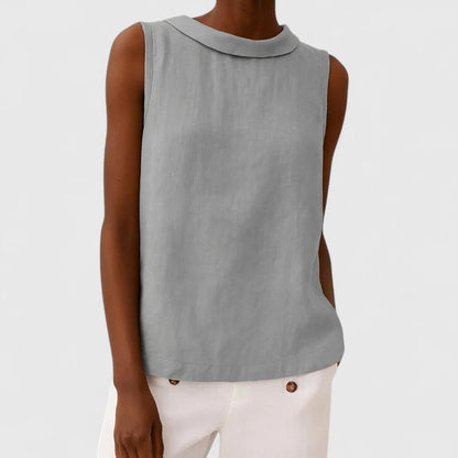 Alesia | Everyday Lightweight Sleeveless Silhouette Top