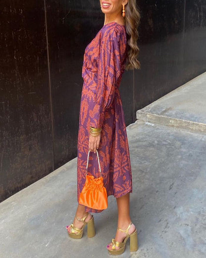 Zara | Sun-Soaked Wrap Maxi Detailing Dress