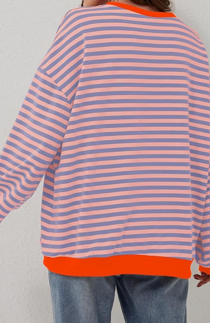 Felicetta | City Striped Crew Warmth Sweater