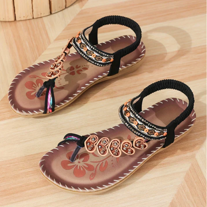 Sara | Beach-Ready Breathable Boho Grip Sandal