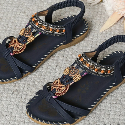 Sara | Beach-Ready Breathable Boho Grip Sandal