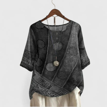 Alessa | Weekend Oversized Boho Silhouette Top