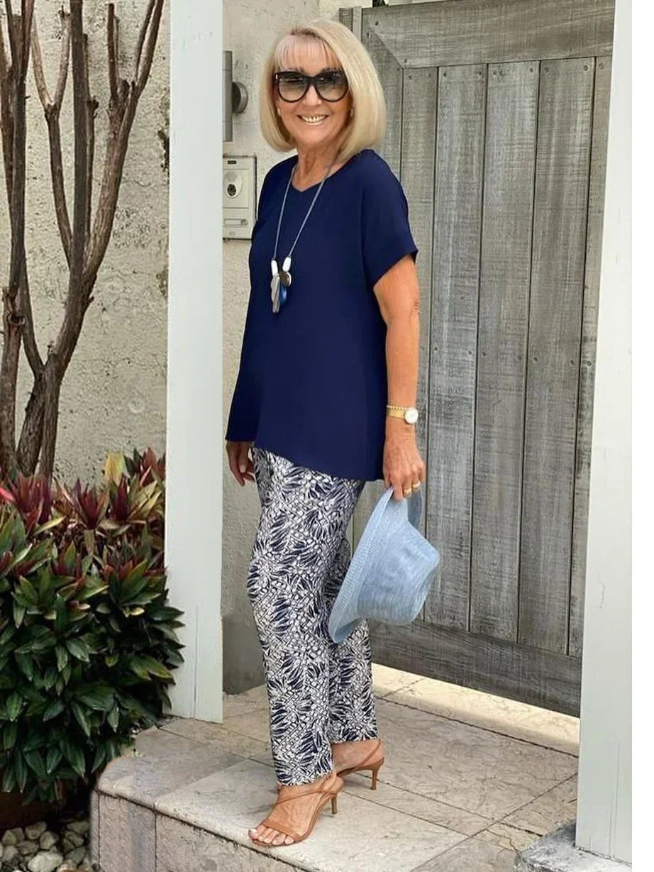 Vittoria | Matching Breathable Wide-Leg Comfort Set