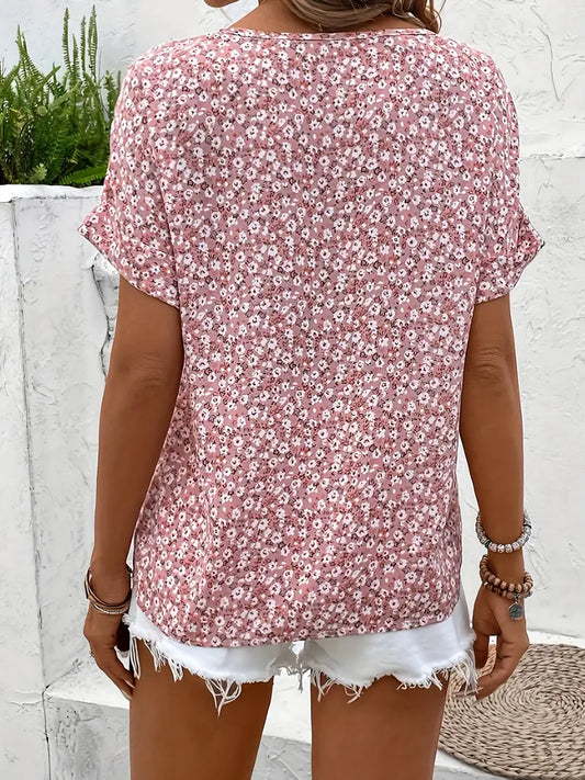 Marinella | Airy Breathable Floral Fit Blouse
