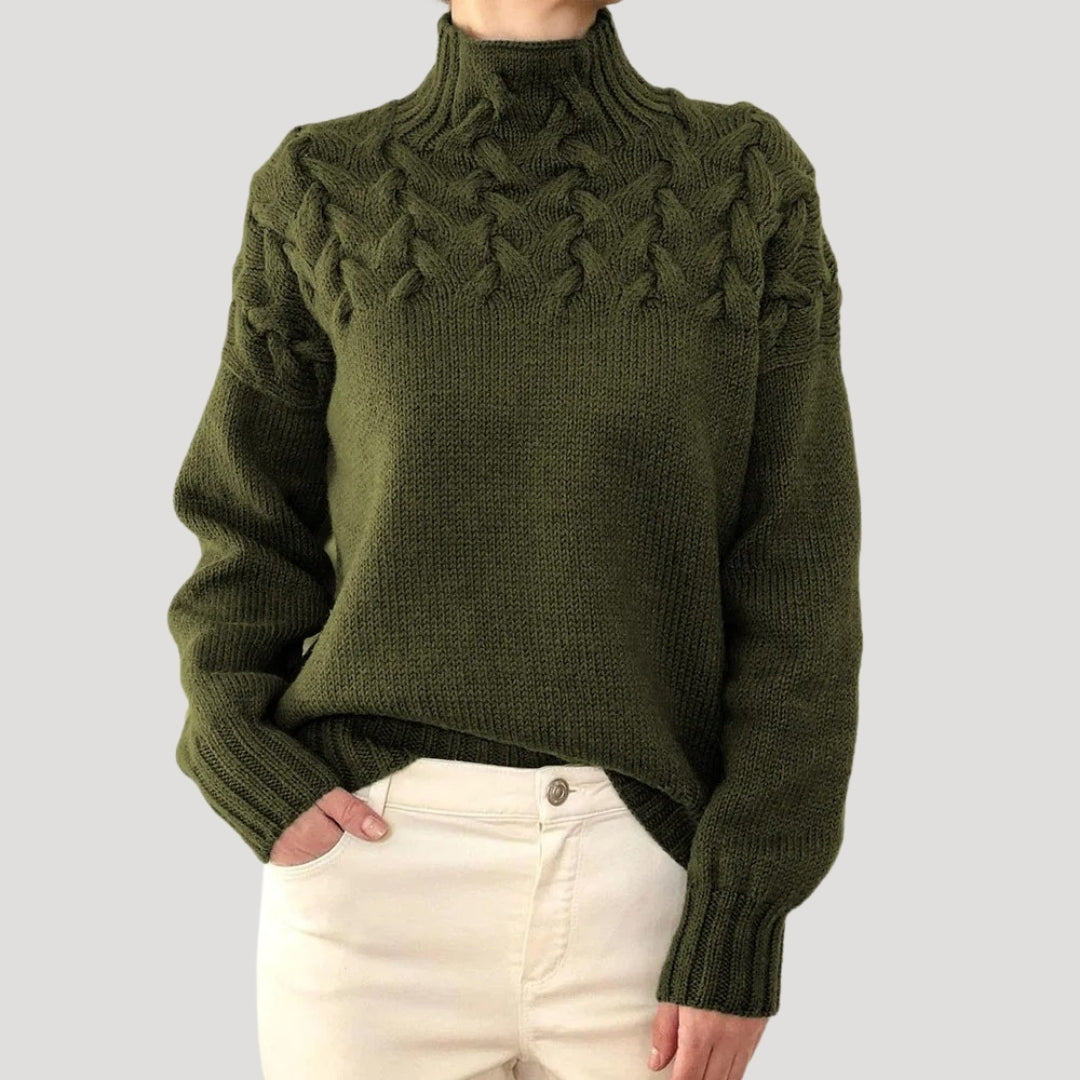 Melinda | Fireside Knit Cable Comfort Sweater
