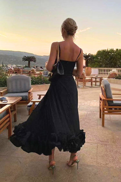 Fioralisa | Weekend Ruffled Hem Piece Dress