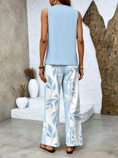 Anastasina | Coordinated Breathable Wide-Leg Comfort Set