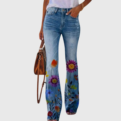 Melisande | All-Day Floral Skinny Fit Jeans