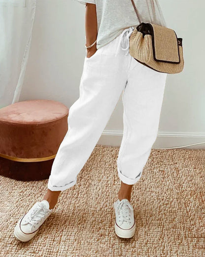 LUCY | Airy Breathable Linen Comfort Pants