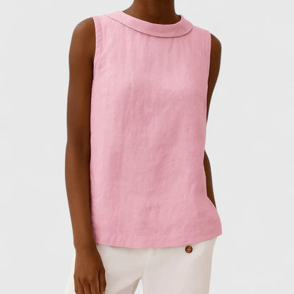 Alesia | Everyday Lightweight Sleeveless Silhouette Top