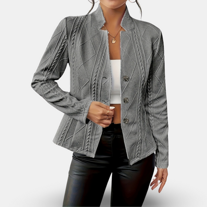 Chloe | Transitional Lightweight Buttoned Fit Jacket