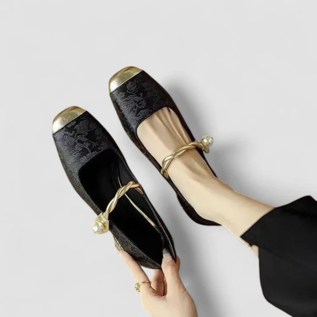 Marziana | Office Summer Strap Comfort Heel
