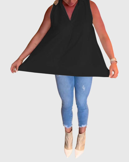 Anisia | Airy Lightweight Sleeveless Style Top