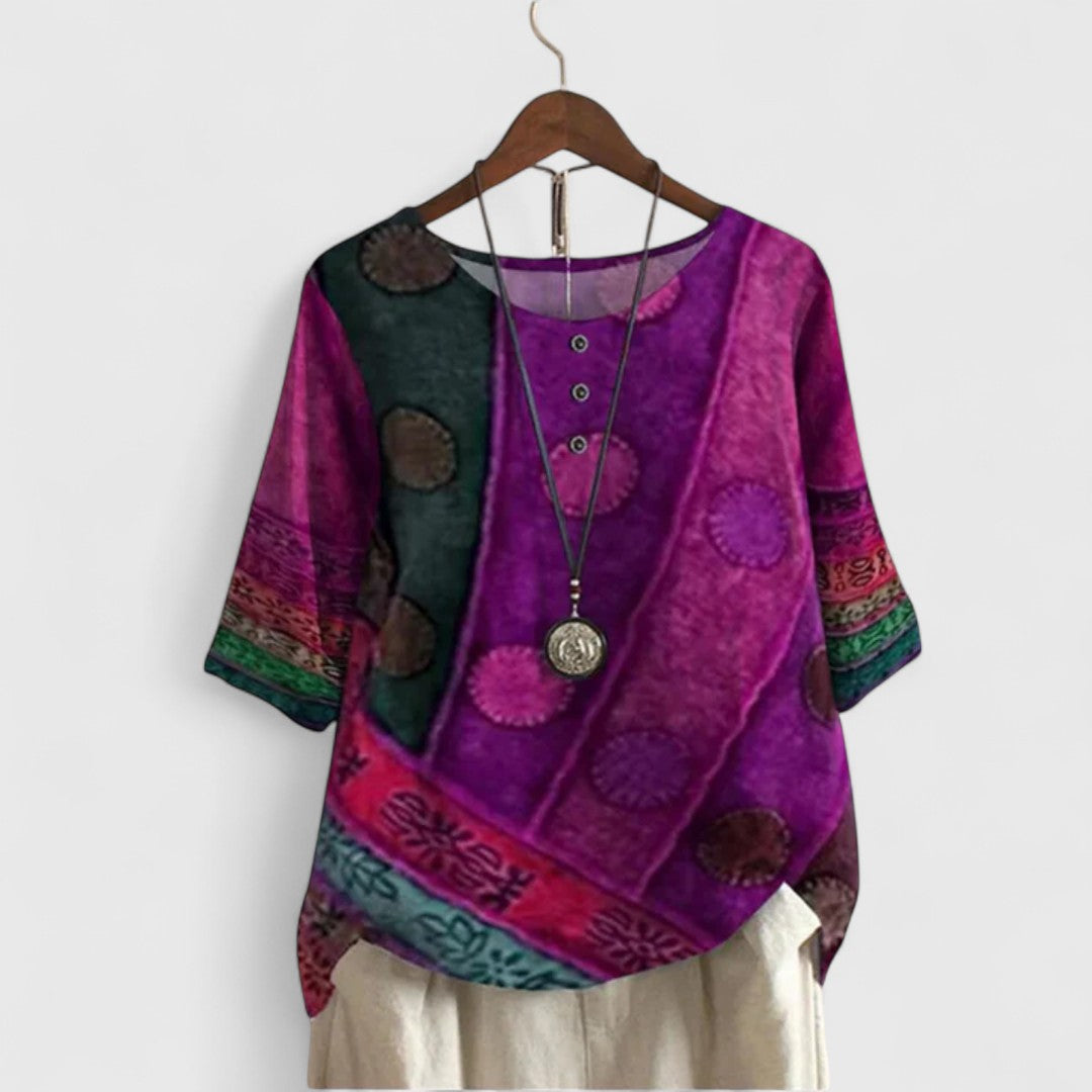 Aloisetta | Airy Boho Lightweight Silhouette Top